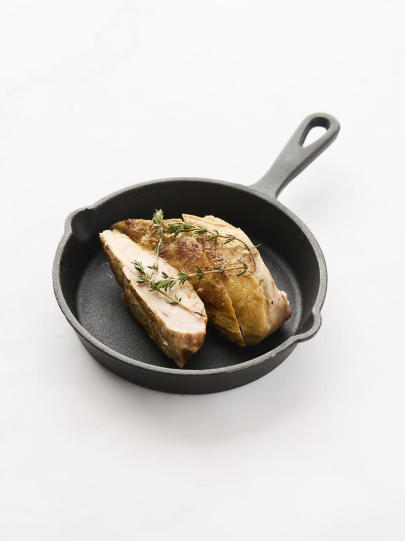 Parelhoenfilet met fine champagne-saus