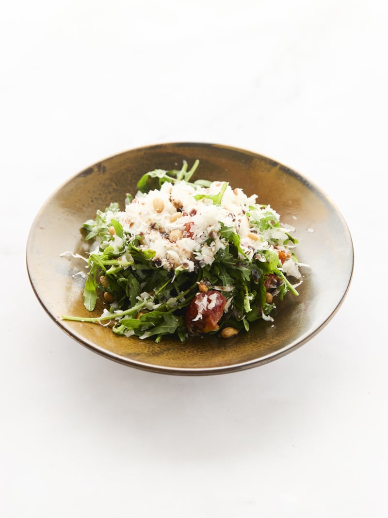 Rucolasalade met Parmezaan en balsamico